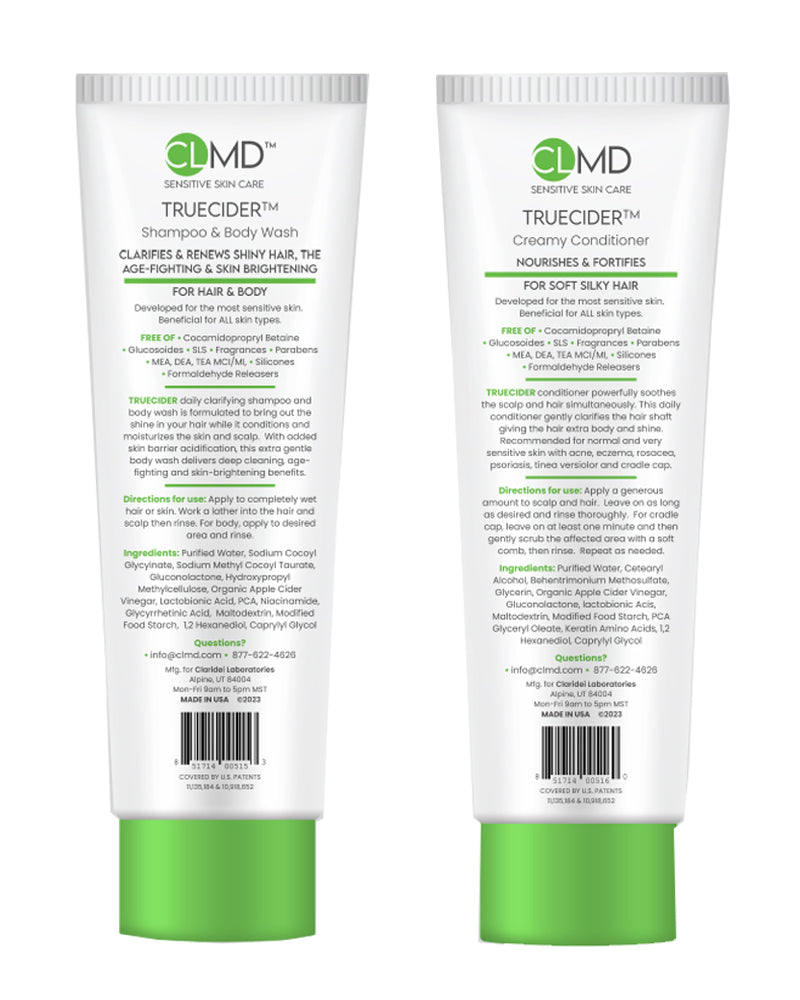 TrueCider Shampoo and Conditioner Set: Moisturizing & Nourishing Hair Care