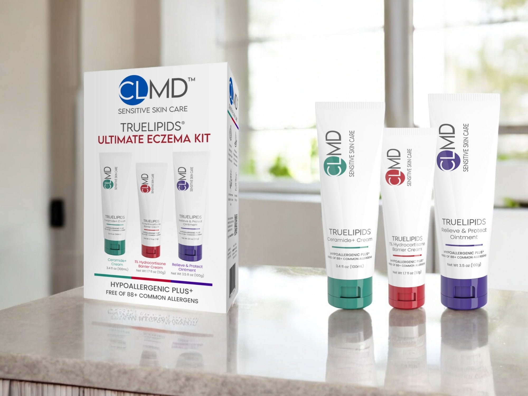 TrueLipids Ultimate Eczema Kit: Eczema Creams and Lotions for Skin Barrier Support